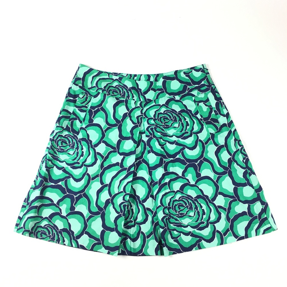 NWT Ann Taylor Womens Floral Print Flare Skirt